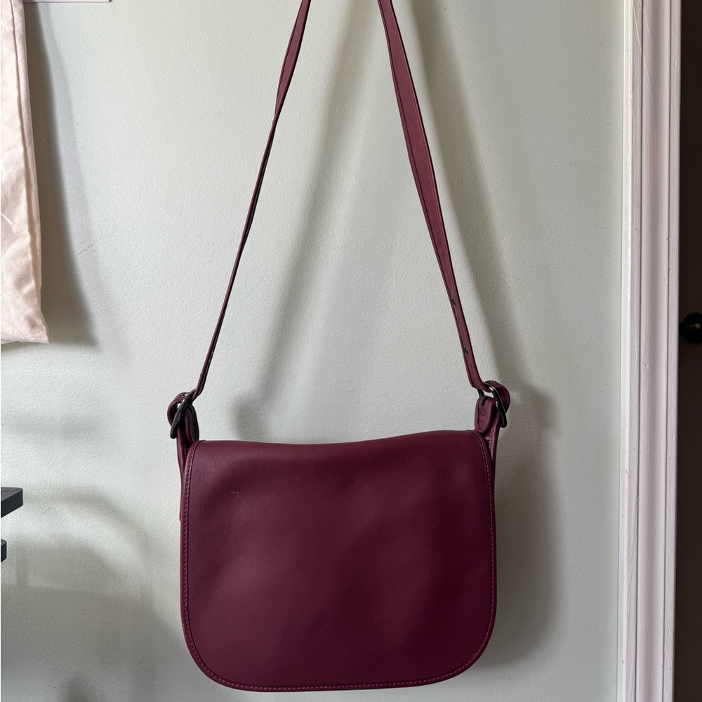 Coach Burgundy Shoulder Bag